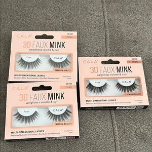 CALA 3D Faux Mink Lashes - Black